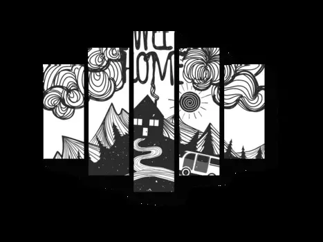 Модульная картина Picsis