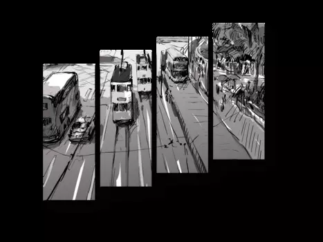 Модульная картина Picsis