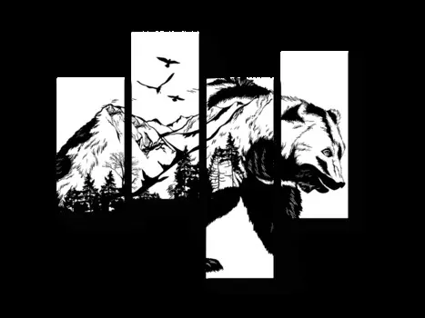 Модульная картина Picsis