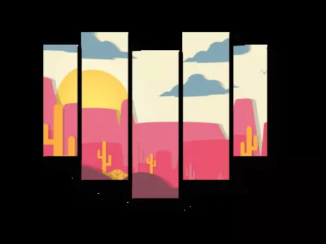 Модульная картина Picsis