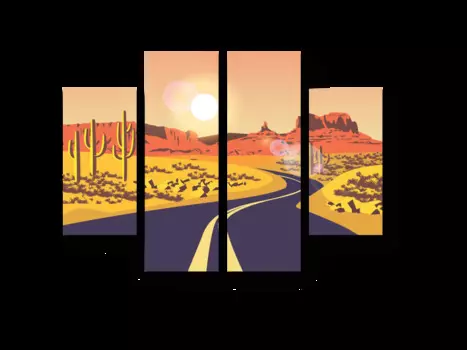 Модульная картина Picsis