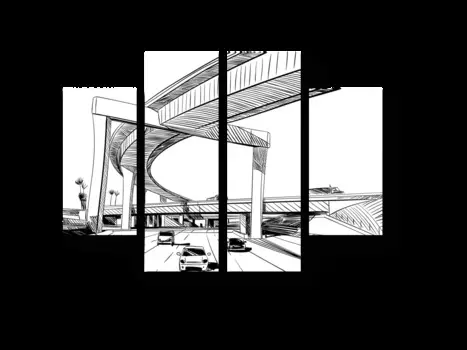 Модульная картина Picsis