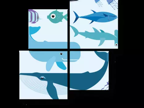 Модульная картина Picsis