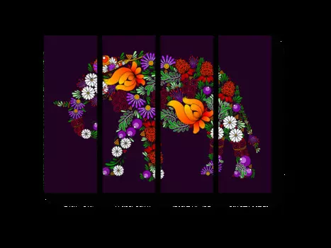 Модульная картина Picsis