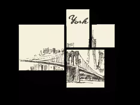 Модульная картина Picsis