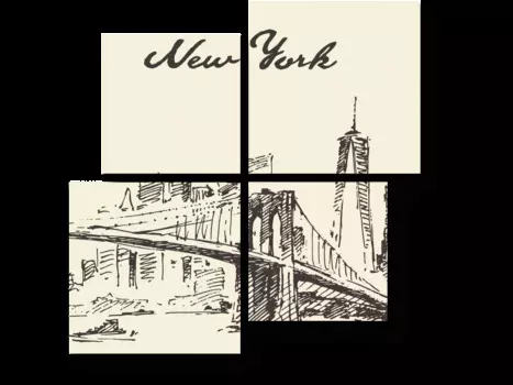 Модульная картина Picsis