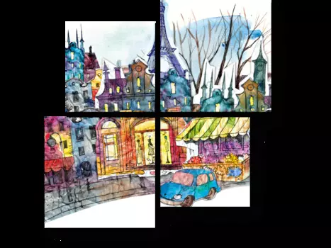 Модульная картина Picsis