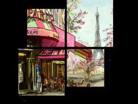 Модульная картина Picsis