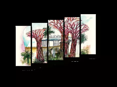 Модульная картина Picsis