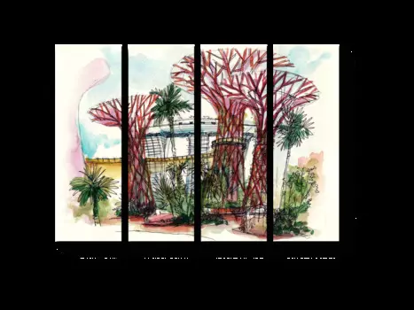 Модульная картина Picsis