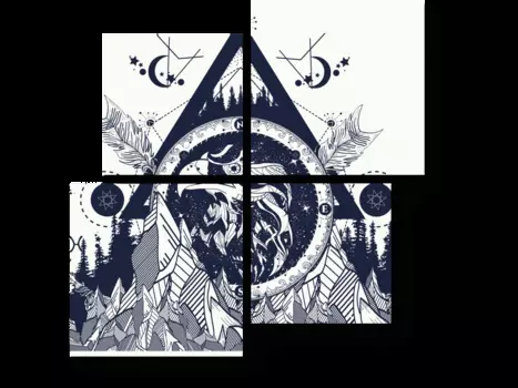 Модульная картина Picsis