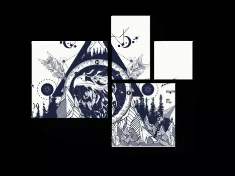 Модульная картина Picsis