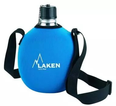 121FA Фляга Clasica в неопреновом чехле с ремнем screw cap