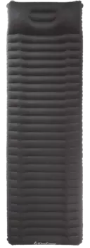 1904 DELUX COMFORT коврик надувной (черный, 210 х 65 х 10/18 см)