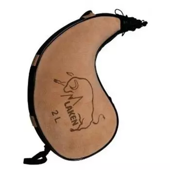 Фляга-капля кожа screw cap