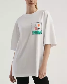 Футболка МОДЕЛЬ 2 Белый/Seabird