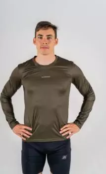 *Рубашка NONAME AIR T-SHIRT LS UX GREEN 6000225-16RB