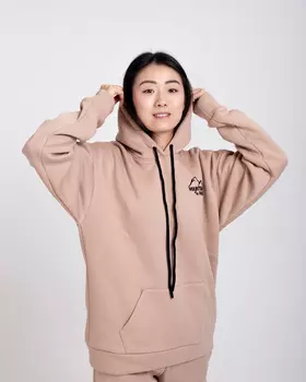 *Теплое худи Latte