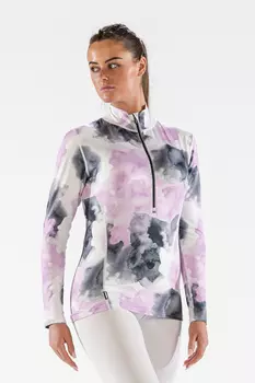 Термобелье водолазка женская COZY WATERCOLOUR ZIP NECK