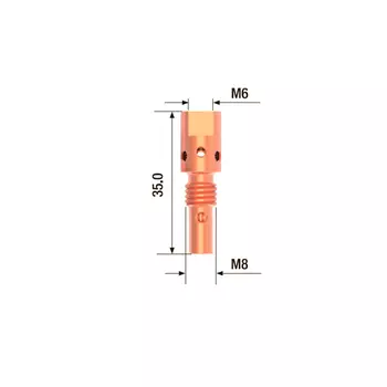 Адаптер контактного наконечника Fubag M8х35 мм (5 шт.) [FB.TA.M8.35]