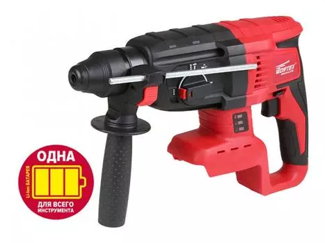 Аккум. перфоратор WORTEX CRH 1824-2 в кор. ALL1 (18.0 В, БЕЗ АККУМУЛЯТОРА И ЗУ, 2.6 Дж, вес 2.4 кг,) (CRH182420029)
