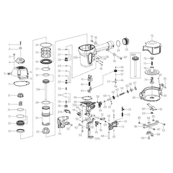 Амортизатор верхний 20750140217 для YOSHI CRN45