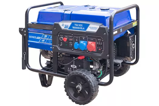 Бензогенератор TSS SGG 18000EH3LA (малый колесный комплект)