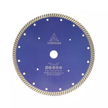 Диск турбо д.230*22,2 (3,0*10)мм | железобетон/dry DIAMASTER