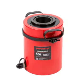 Домкрат гидравлический с полым штоком, однополостной 100 т, ход 75 м [HRH-CY06100070]