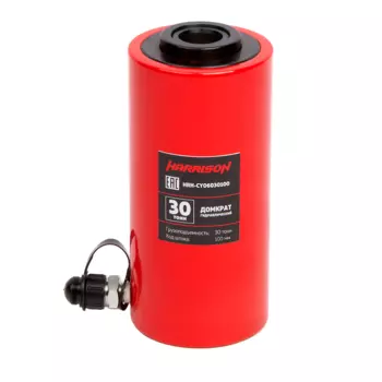 Домкрат гидравлический с полым штоком, однополостной 30 т, ход 100 м [HRH-CY06030100]