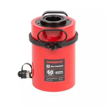 Домкрат гидравлический с полым штоком, однополостной 60 т, ход 50 м [HRH-CY06060050]