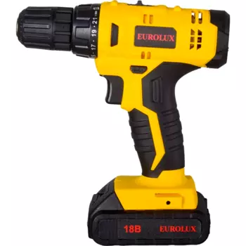 Дрель-шуруповерт аккумуляторная Eurolux ДА-18/2Li