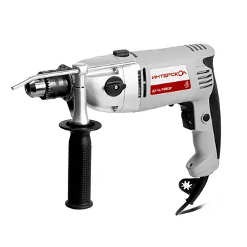 Дрель ударная сетевая ИНТЕРСКОЛ ДУ16/1000ЭР