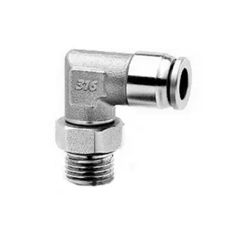 Фитинг цанговый L-образный под 12 с наружн. G1/2" (Cu/NiLa) Camozzi X6522 12-1/2