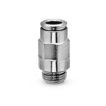 Фитинг цанговый прямой под 8 с наружн. G1/8" (Cu/NiLa) Camozzi 8512 8-1/8