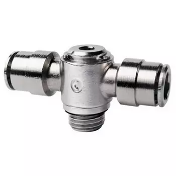 Фитинг цанговый T-образный под 8 с наружн. G1/4" (Cu/NiLa) Camozzi 6632 8-1/4