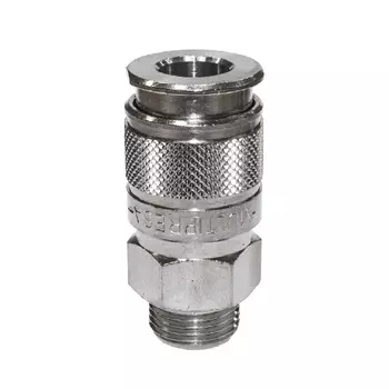 Фитинг М 3/8M AIGNEP быстроразъемная пневморозетка с наружной резьбой [030400001BKNB]