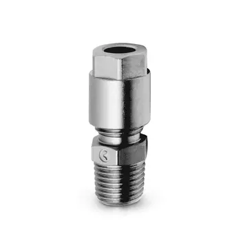 Фитинг прямой обжимной под трубку 12 с наружной резьбой R1/4" Camozzi 1050 12-1/4