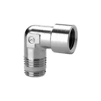 Фитинг резьбавой L-образный с наружн. на внутр. R1/4"G1/4" Camozzi S2020 1/4-1/4