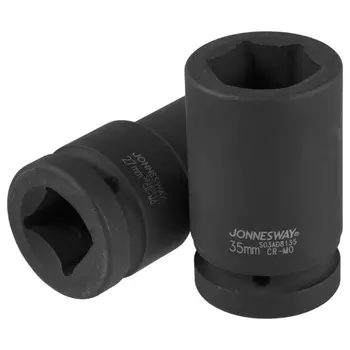 Головка торцевая ударная глубокая 1" - 75 мм Jonnesway S03AD8175