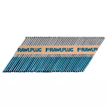 Гвозди по дереву 3,1х63мм, головка - D, оцинкованные 12мкм, в бумажной упаковке 34 / 3300 шт // RAWLPLUG