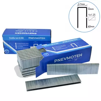 Каркасная скоба Е-25 (90/25), 5.7х25мм / 3000шт // Eurokrep