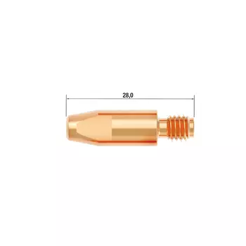Контактный наконечник Fubag M6х28 мм CuCrZr D=0.9 мм (25 шт.) [FB.CTM6.28-09L]