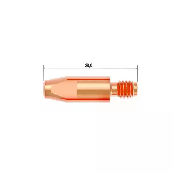 Контактный наконечник Fubag M6х28 мм CuCrZr D=1.2 мм (25 шт.) [FB.CTM6.28-12L]