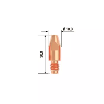 Контактный наконечник Fubag M8х30 мм ECU D=2.0 мм (25 шт.) [FB.CTM8.30-20]