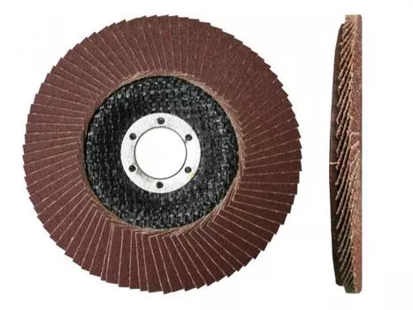 Круг лепестковый 125х22мм А50 плоск. КЛТ1 (Луга) (4603347337981) (LUGAABRASIV)
