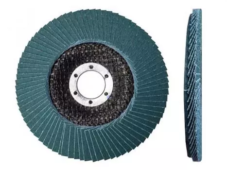 Круг лепестковый 125х22мм ZK80 ST плоск. КЛТ1 (Луга) (4603347072073) (LUGAABRASIV)