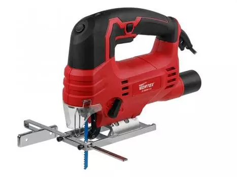 Лобзик электрический WORTEX JS 8008-1 LE в кор. (810 Вт, пропил до 80 мм, подсветка) (0325116)