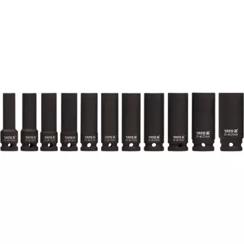 Набор ударных головок HEX 1/2”, 11 шт. YATO [37141054 092]