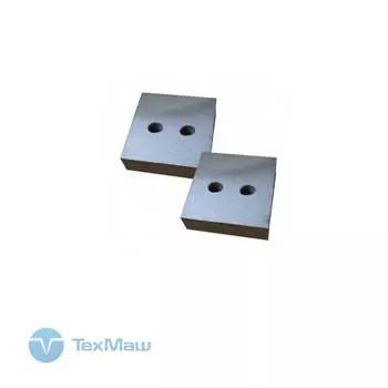 Нож для резчика арматуры ТСС GQ-50 (к-т из 2-х деталей с 2 отверстиями М16,90х90х26 мм)